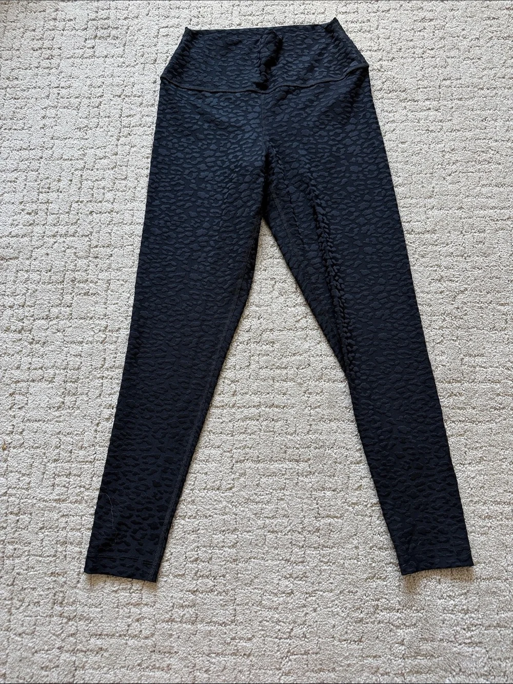 Zumba animal print textured compression leggings
